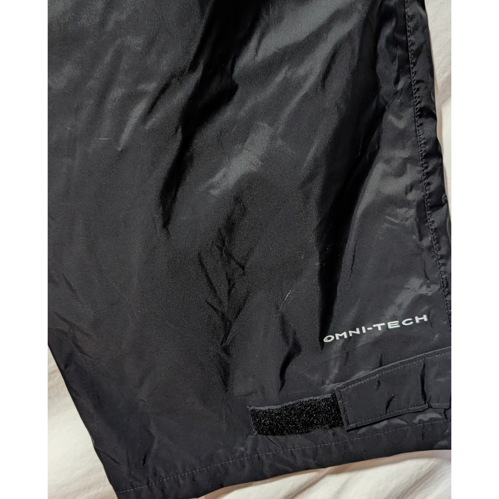Columbia Omni-Tech Rain Pants Black XL Waterproof Packable Outdoor Hiking Men's - Picture 5 of 6